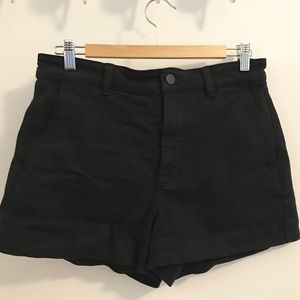 The Cotton Twill Short - Black